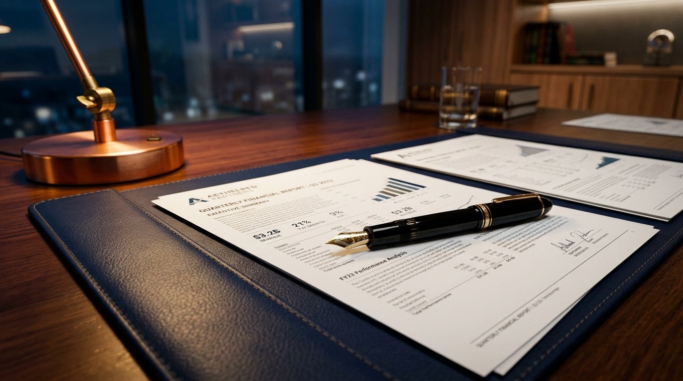 Reunião de negócios tributários